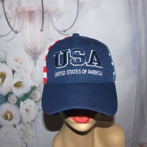 USA Flag Hat Patriotic United States Blue Hat